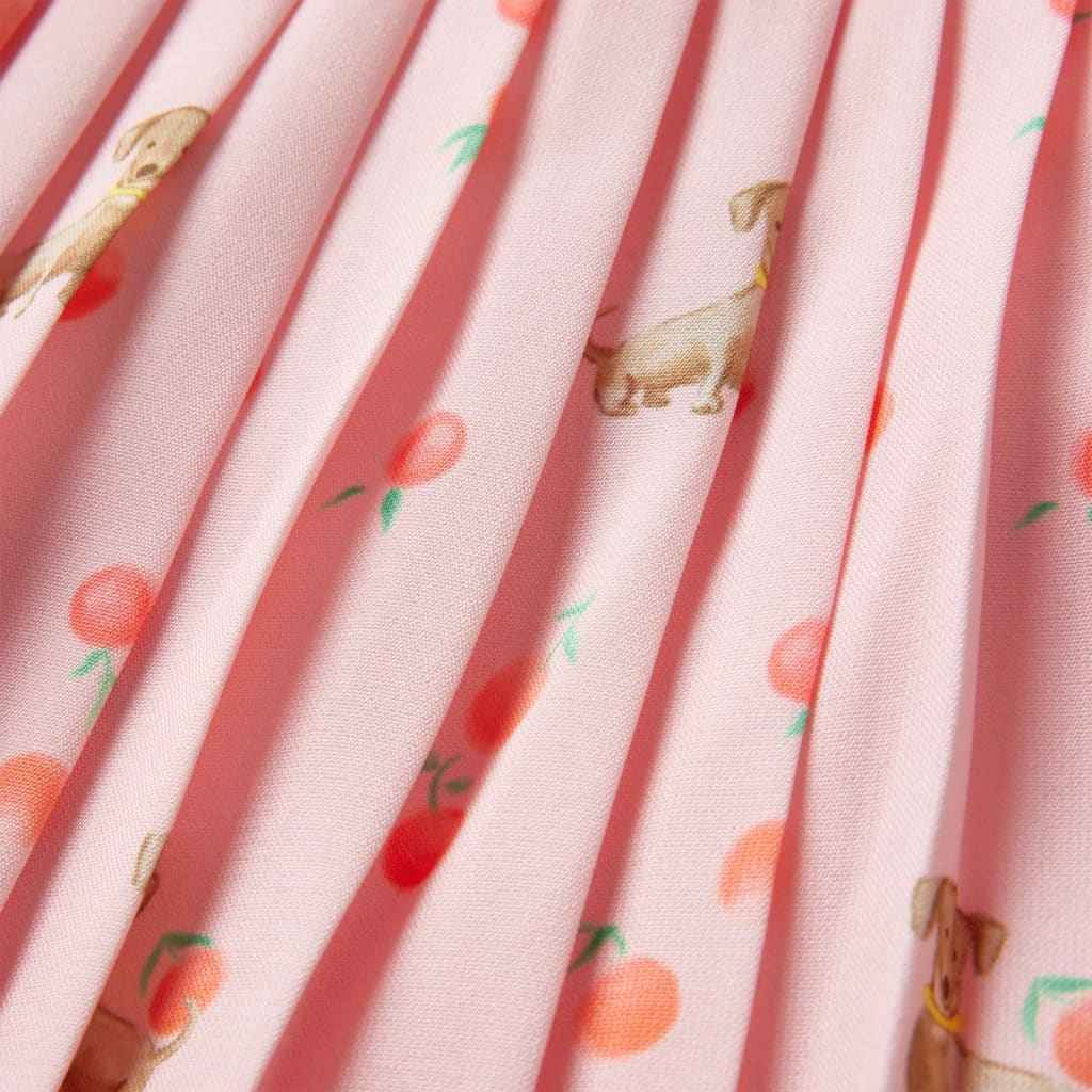 Saia plissada para criança laranja-claro 92