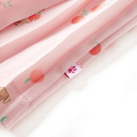 Saia plissada para criança laranja-claro 92