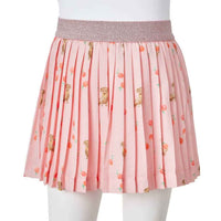 Saia plissada para criança laranja-claro 92