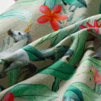 Calção para criança com cordão caqui-claro 92