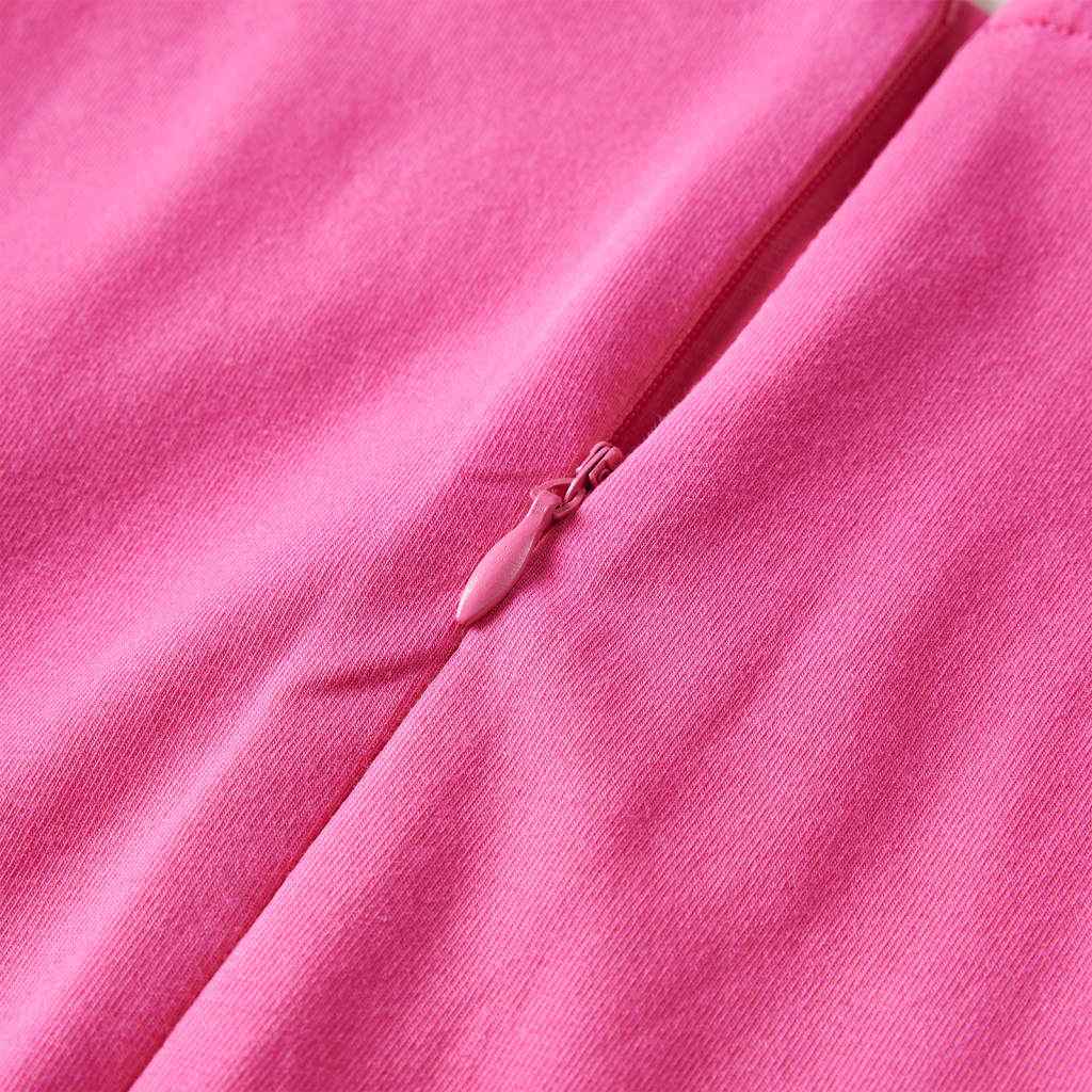 Vestido de criança rosa-choque 92