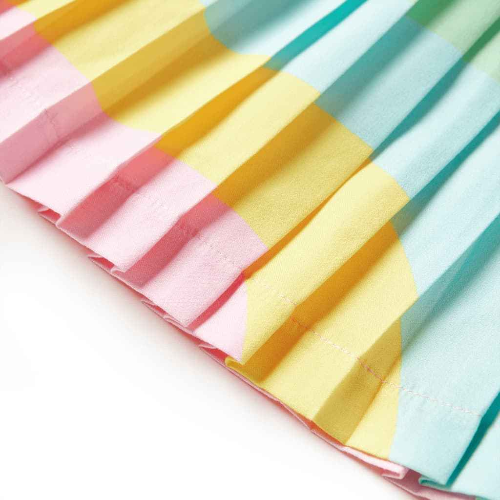 Saia plissada para criança rosa-claro 92