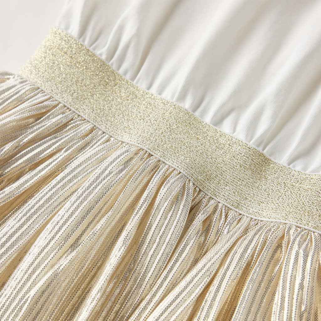 Vestido de manga curta para criança cor cru 92