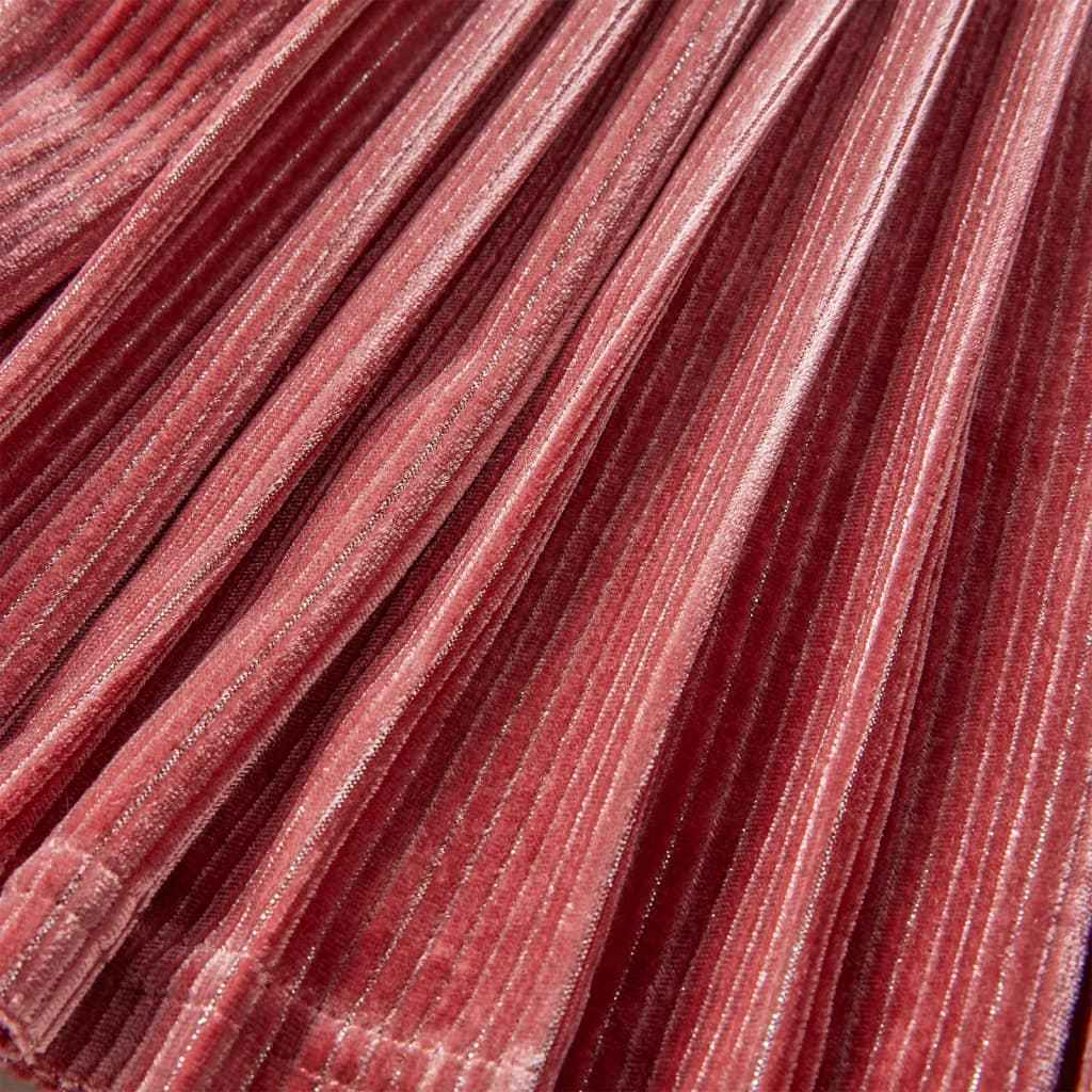 Saia plissada para criança rosa-médio 92