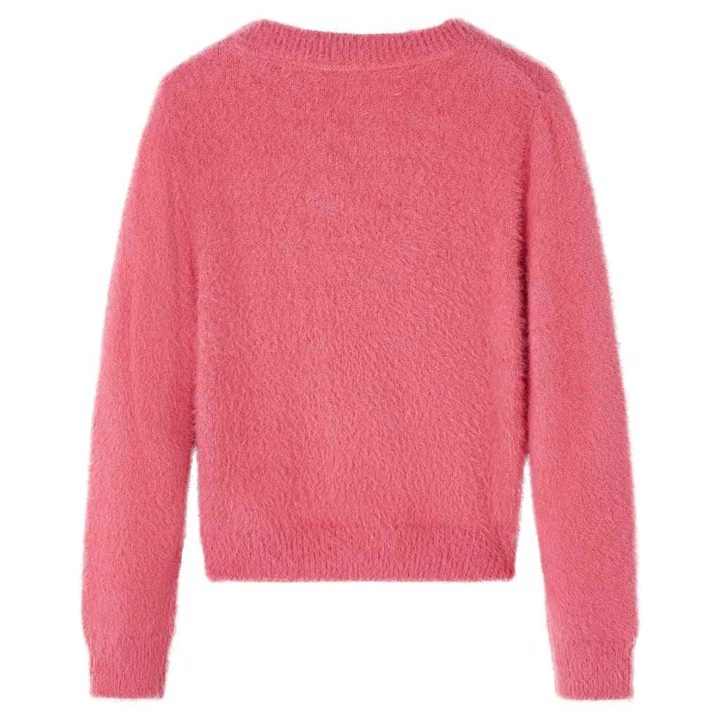 Camisola de malha para criança rosa-velho 92