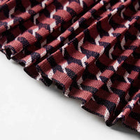 Saia plissada para criança com brilhos azul-marinho 92