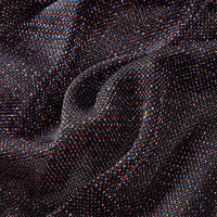 Saia plissada para criança com brilhos azul-marinho 92