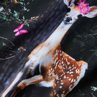 Vestido de manga comprida para criança azul-marinho 92