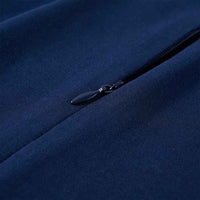 Vestido de manga comprida para criança azul-marinho 92