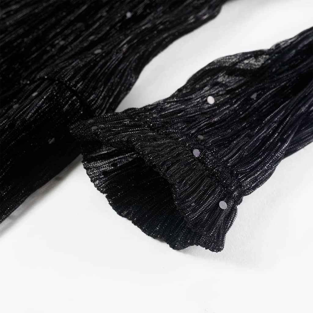 Vestido de manga comprida para criança preto 92