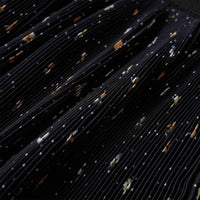 Saia para crianças com dois folhos preto 92