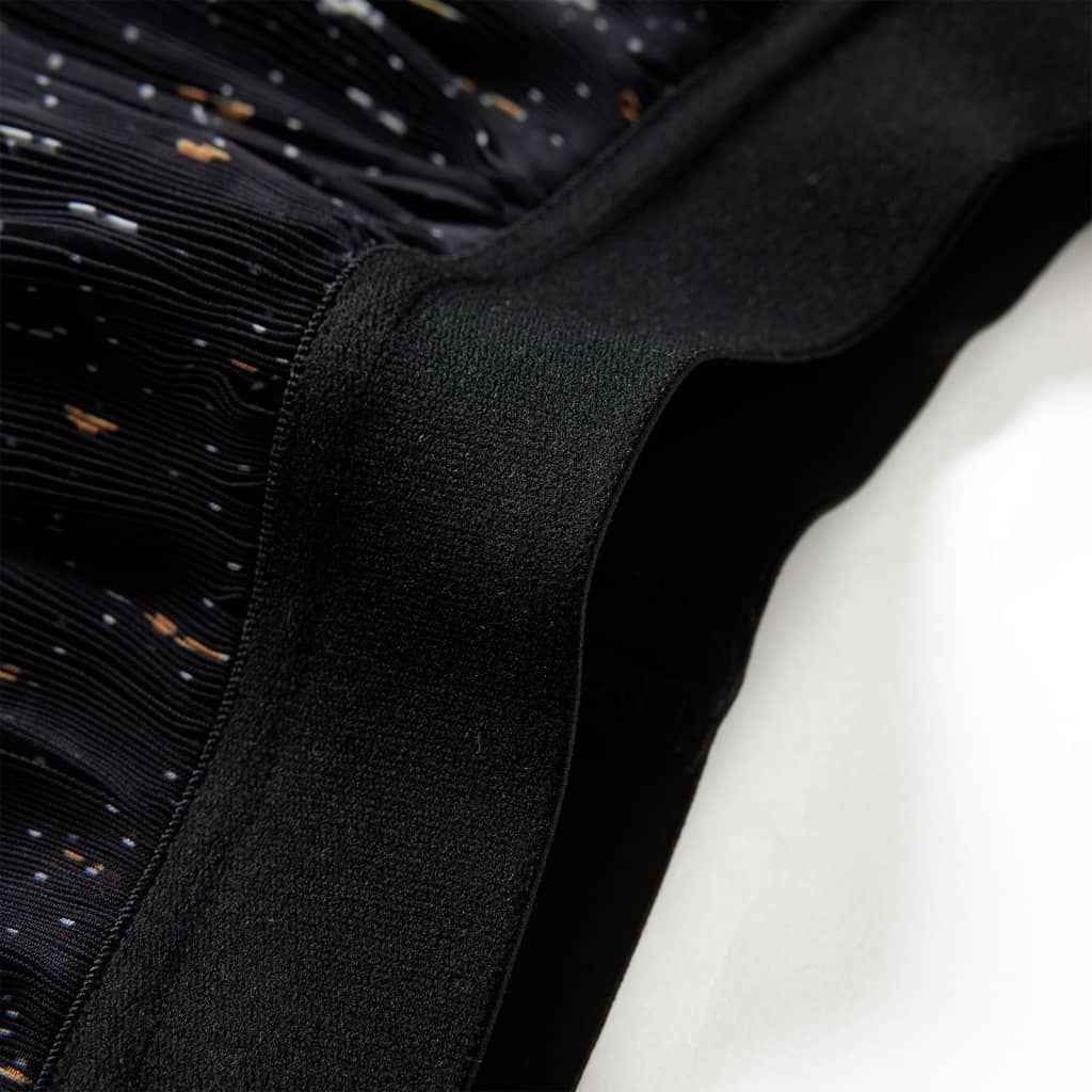 Saia para crianças com dois folhos preto 92