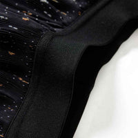 Saia para crianças com dois folhos preto 92