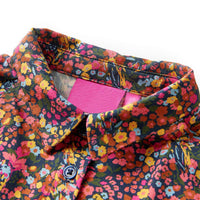 Vestido de manga comprida para criança multicor 104