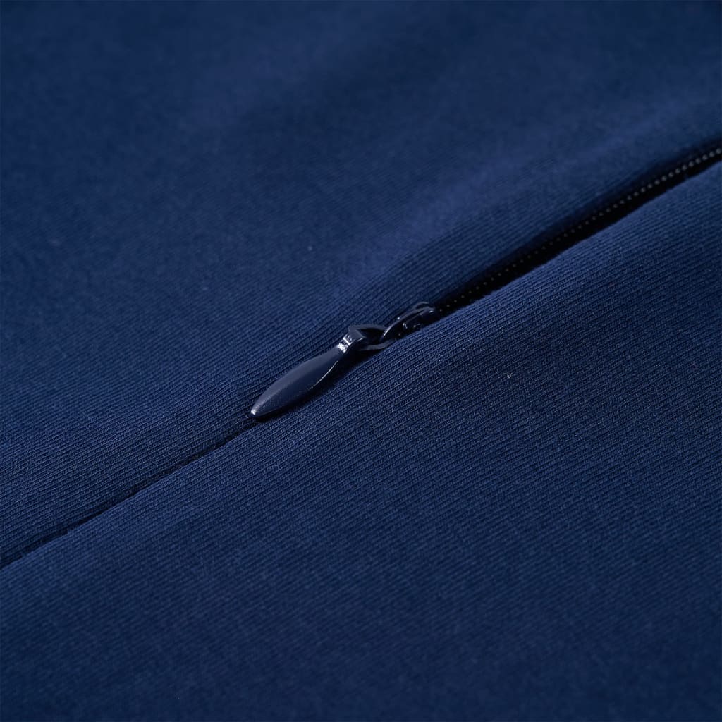 Vestido de manga comprida para criança azul-marinho 104