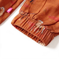 Vestido para criança cor conhaque 104