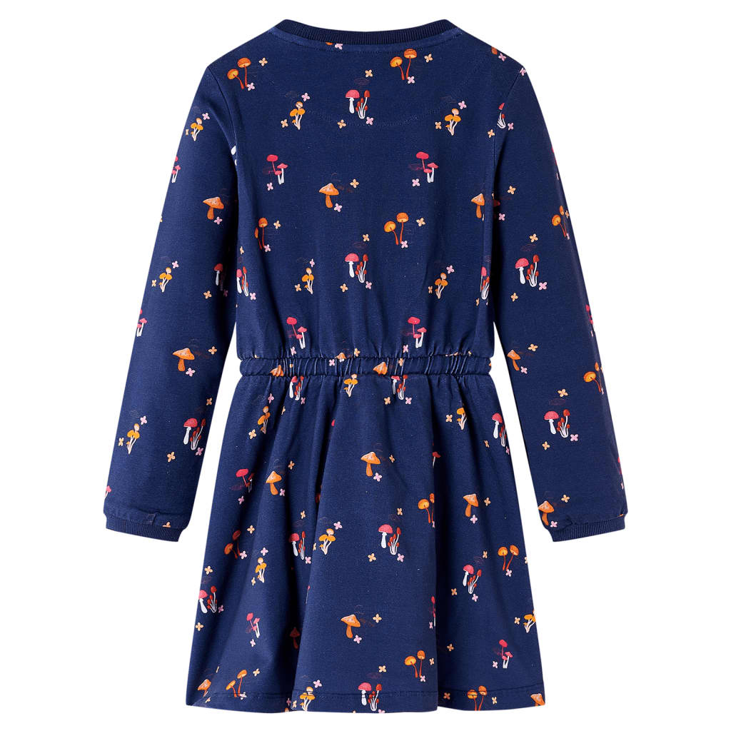 Vestido para criança azul-marinho 104