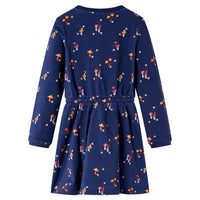 Vestido para criança azul-marinho 104