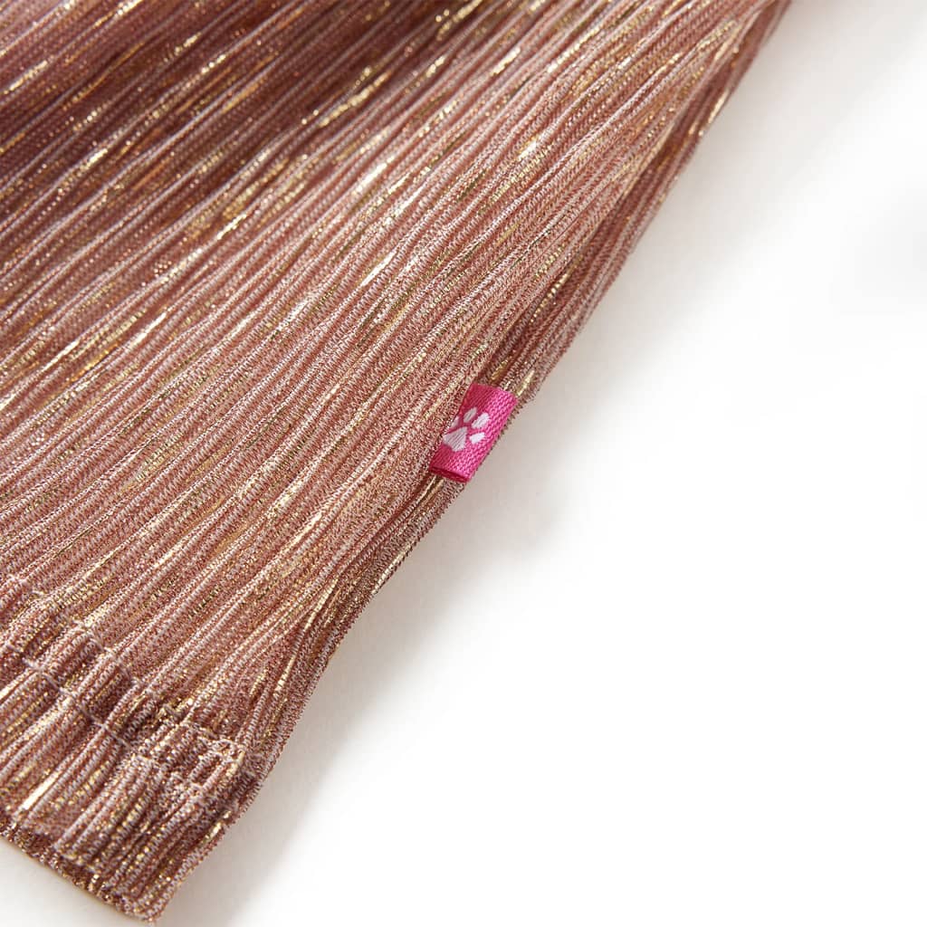 Saia para criança com brilhos rosa suave 92