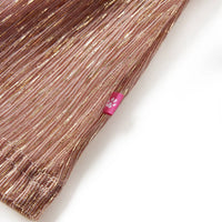 Saia para criança com brilhos rosa suave 92
