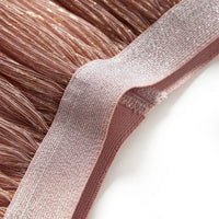 Saia para criança com brilhos rosa suave 92