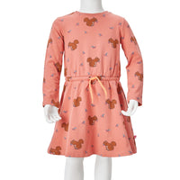 Vestido para criança rosa-velho 92