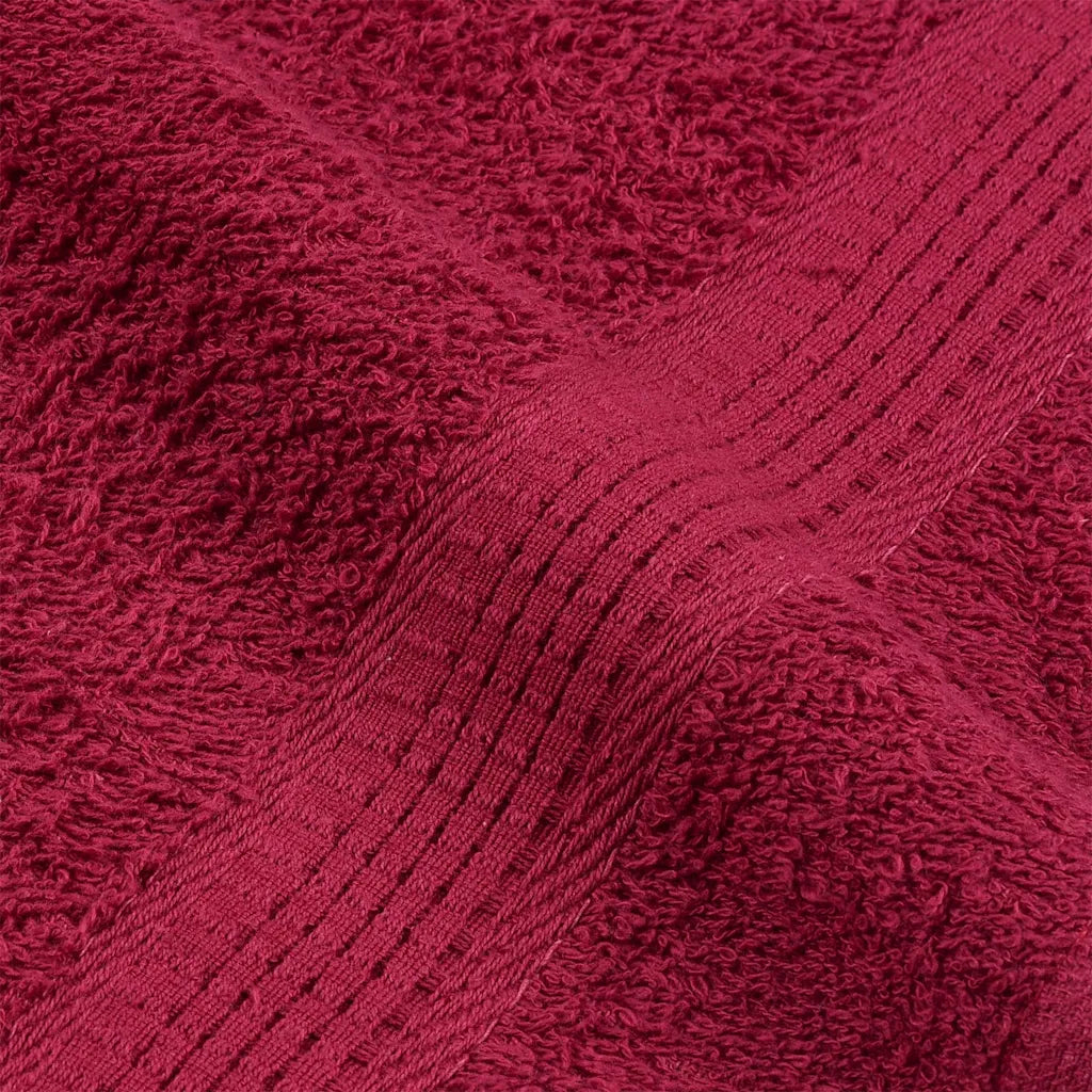 Toalhas de rosto FROGN 2 peças Bordeaux 30x30 cm 360 g/m²