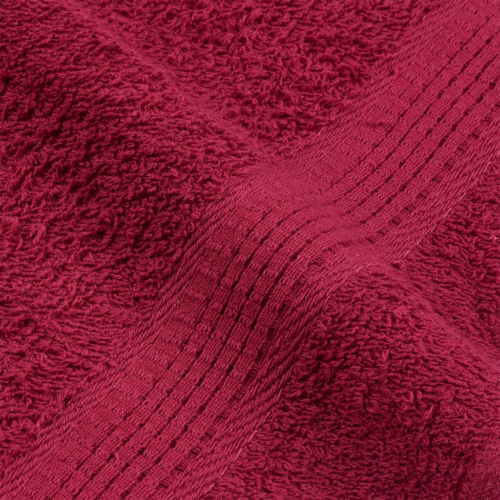 Toalhas de rosto FROGN 4 peças Bordeaux 30x30 cm 360 g/m²