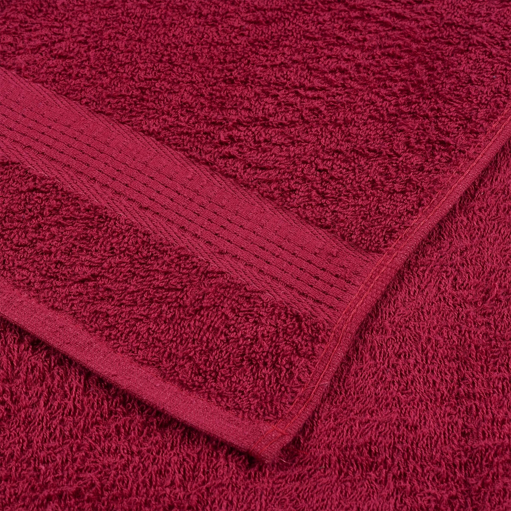 Toalhas de bidé FROGN 2 pcs 30x50 cm 360 g/m² bordô