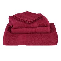 Toalhas de banho FROGN 2 pcs 100x150 cm 360 g/m² bordéus