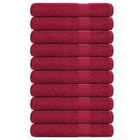 Toalhas FROGN 10 pcs 100x200 cm 360 g/m² bordéus