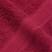 Toalhas FROGN 10 pcs 100x200 cm 360 g/m² bordéus