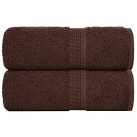 Toalhas de bidé FROGN 2 pcs 30x50 cm 360 g/m² castanho