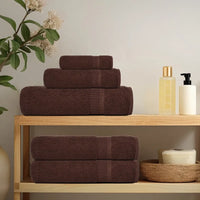 Toalhas de bidé FROGN 2 pcs 30x50 cm 360 g/m² castanho