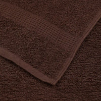 Toalhas de bidé FROGN 10 pcs 30x50 cm 360 g/m² castanho