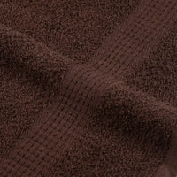 Toalhas de bidé FROGN 10 pcs 30x50 cm 360 g/m² castanho
