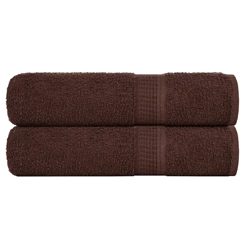 Toalhas de mãos FROGN 2 pcs 50x100 cm 360 g/m² castanho