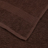 Toalhas de mãos FROGN 10 pcs 50x100 cm 360 g/m² castanho
