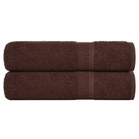 Toalhas de banho FROGN 2pcs 70x140 cm 360 g/m² castanho