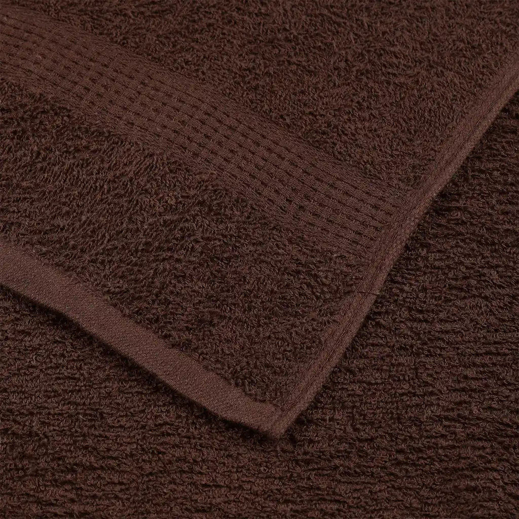 Toalhas de sauna FROGN 2 pcs 80x200 cm 360 g/m² castanho