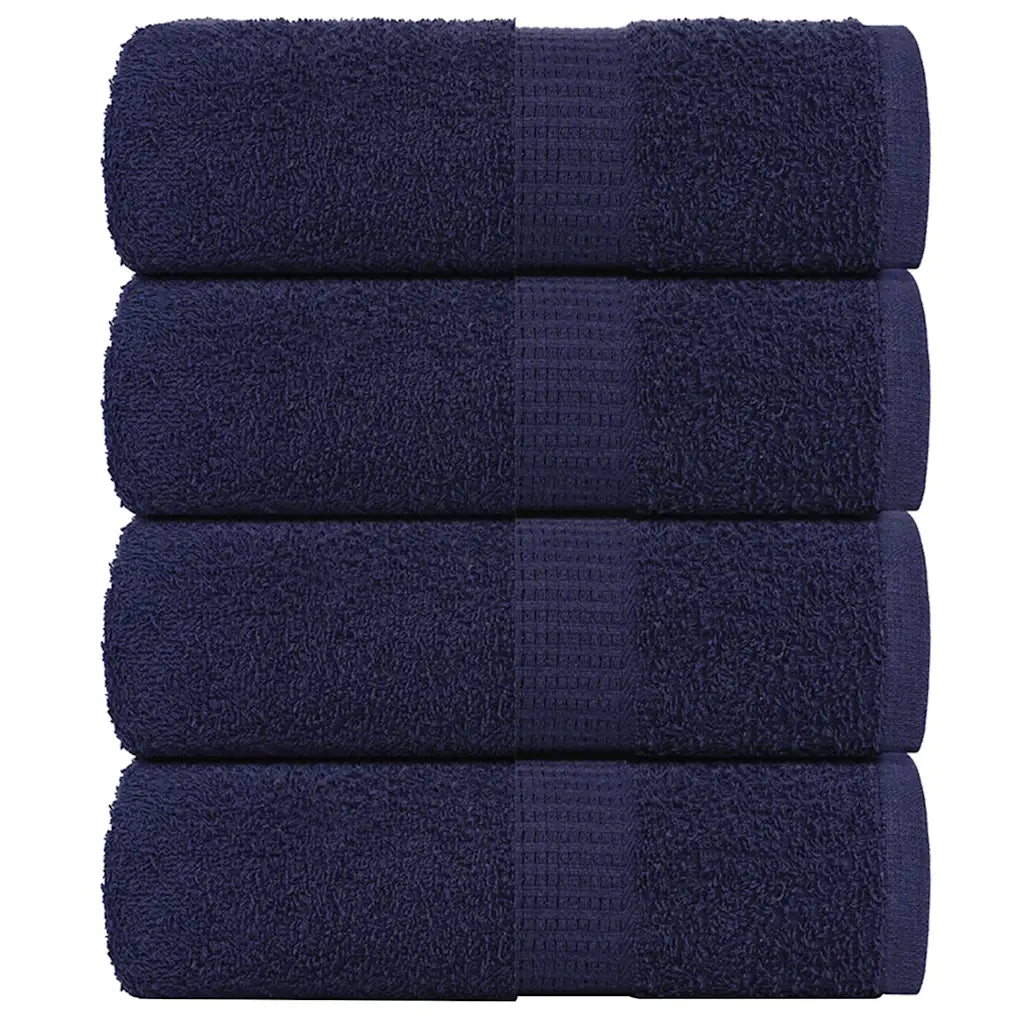 Toalhas de rosto FROGN 4 peças -marinho 30x30 cm 360 g/m²