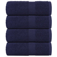 Toalhas de rosto FROGN 4 peças -marinho 30x30 cm 360 g/m²