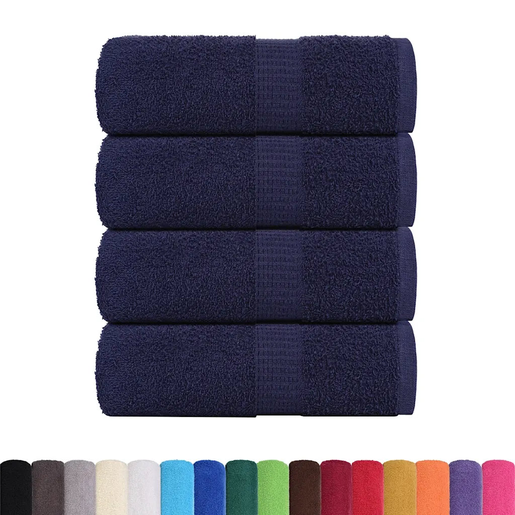 Toalhas de rosto FROGN 4 peças -marinho 30x30 cm 360 g/m²