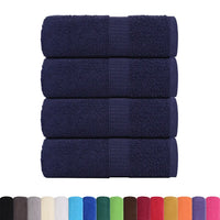 Toalhas de rosto FROGN 4 peças -marinho 30x30 cm 360 g/m²