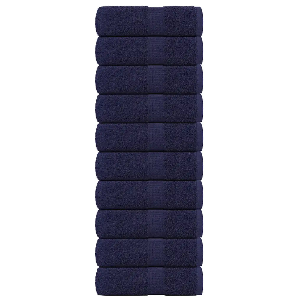 Toalhas de rosto FROGN 10 peças -marinho 30x30 cm 360 g/m²