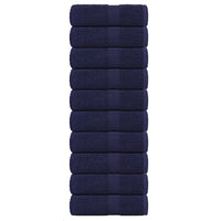 Toalhas de rosto FROGN 10 peças -marinho 30x30 cm 360 g/m²