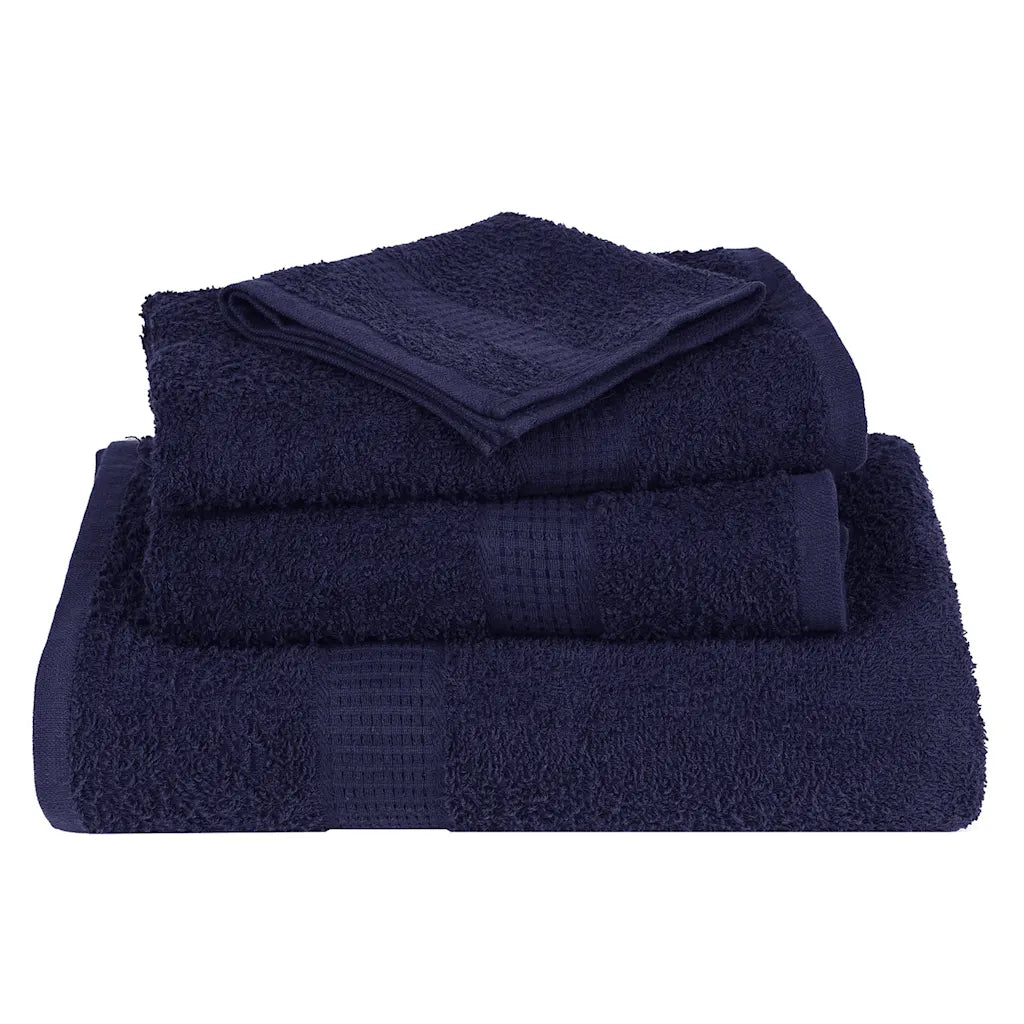Toalhas de rosto FROGN 10 peças -marinho 30x30 cm 360 g/m²