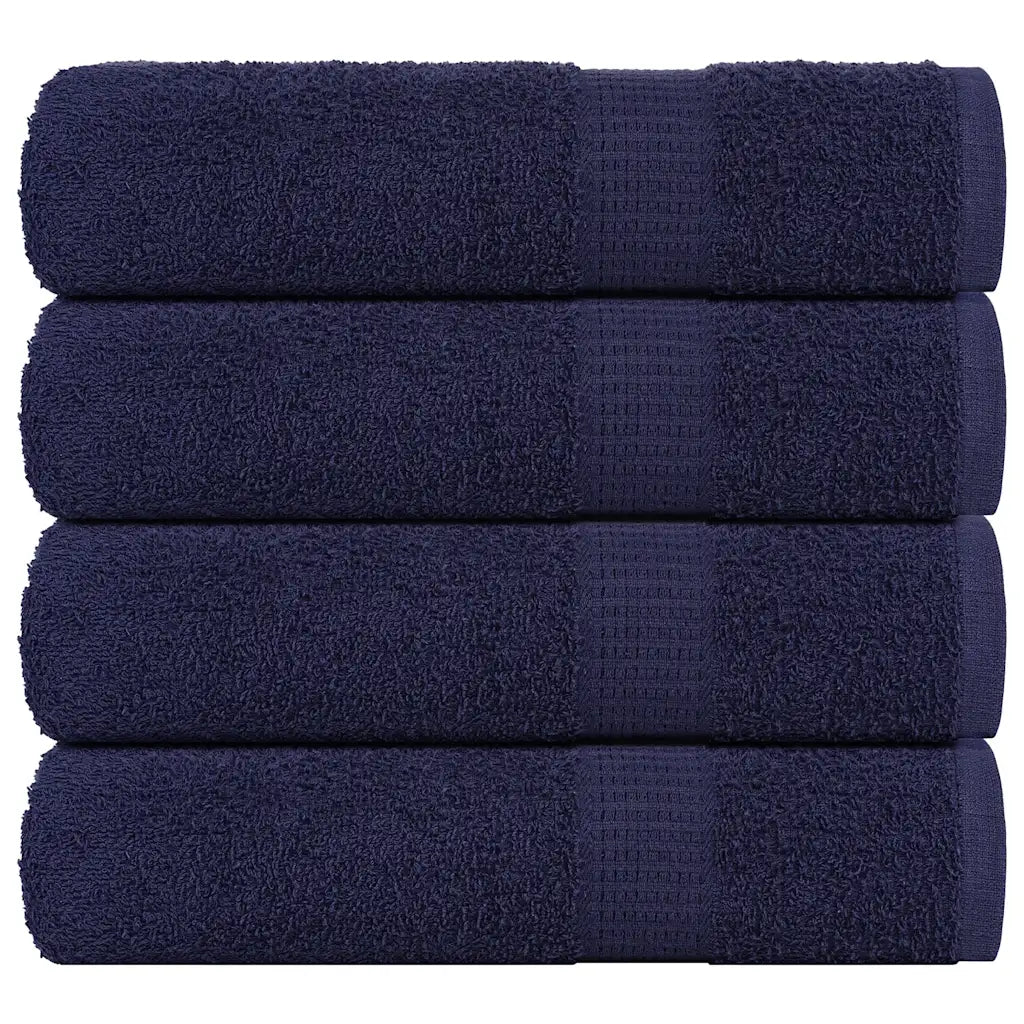 Toalhas mãos FROGN 4 pcs 50x100 cm 360 g/m²  marinho