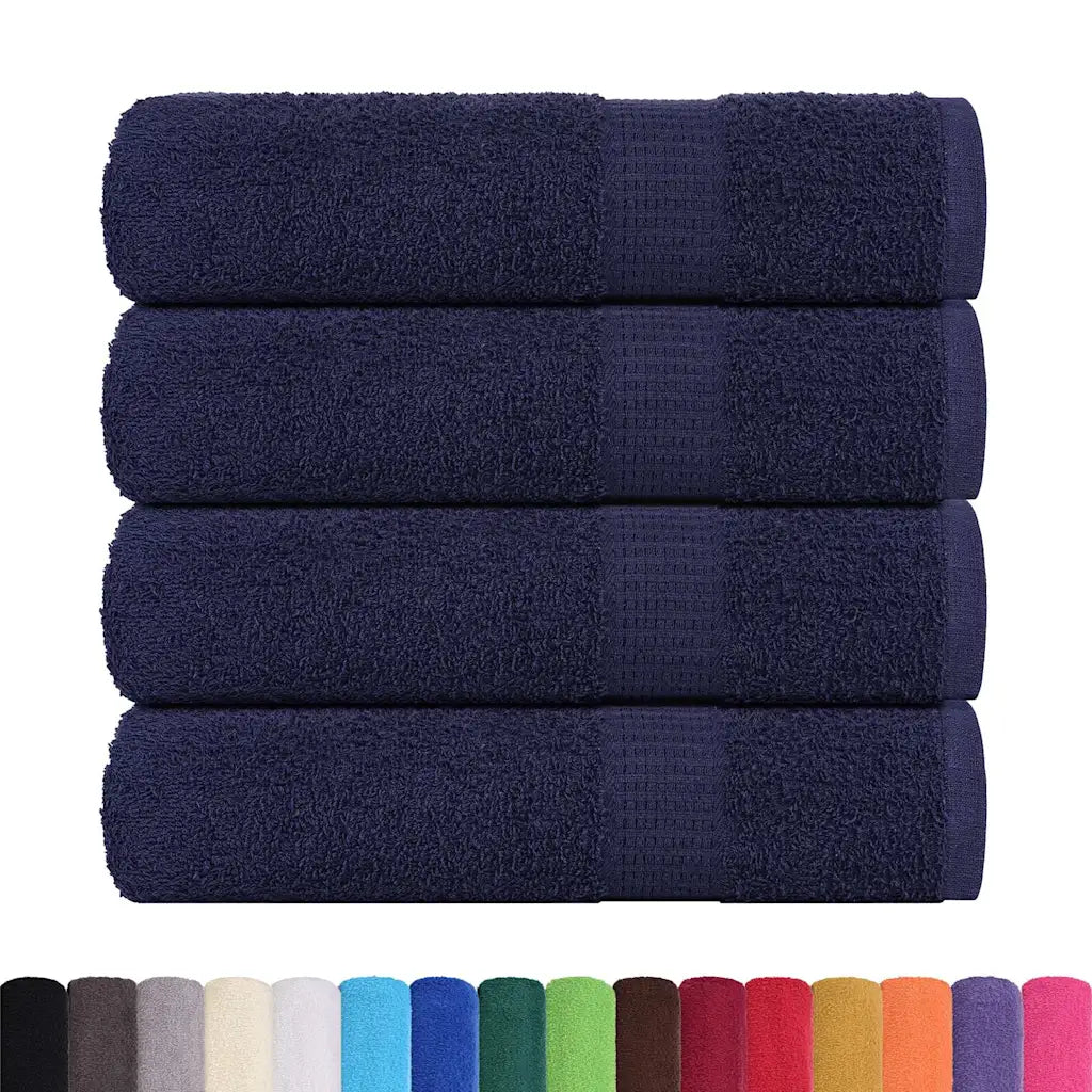Toalhas mãos FROGN 4 pcs 50x100 cm 360 g/m²  marinho