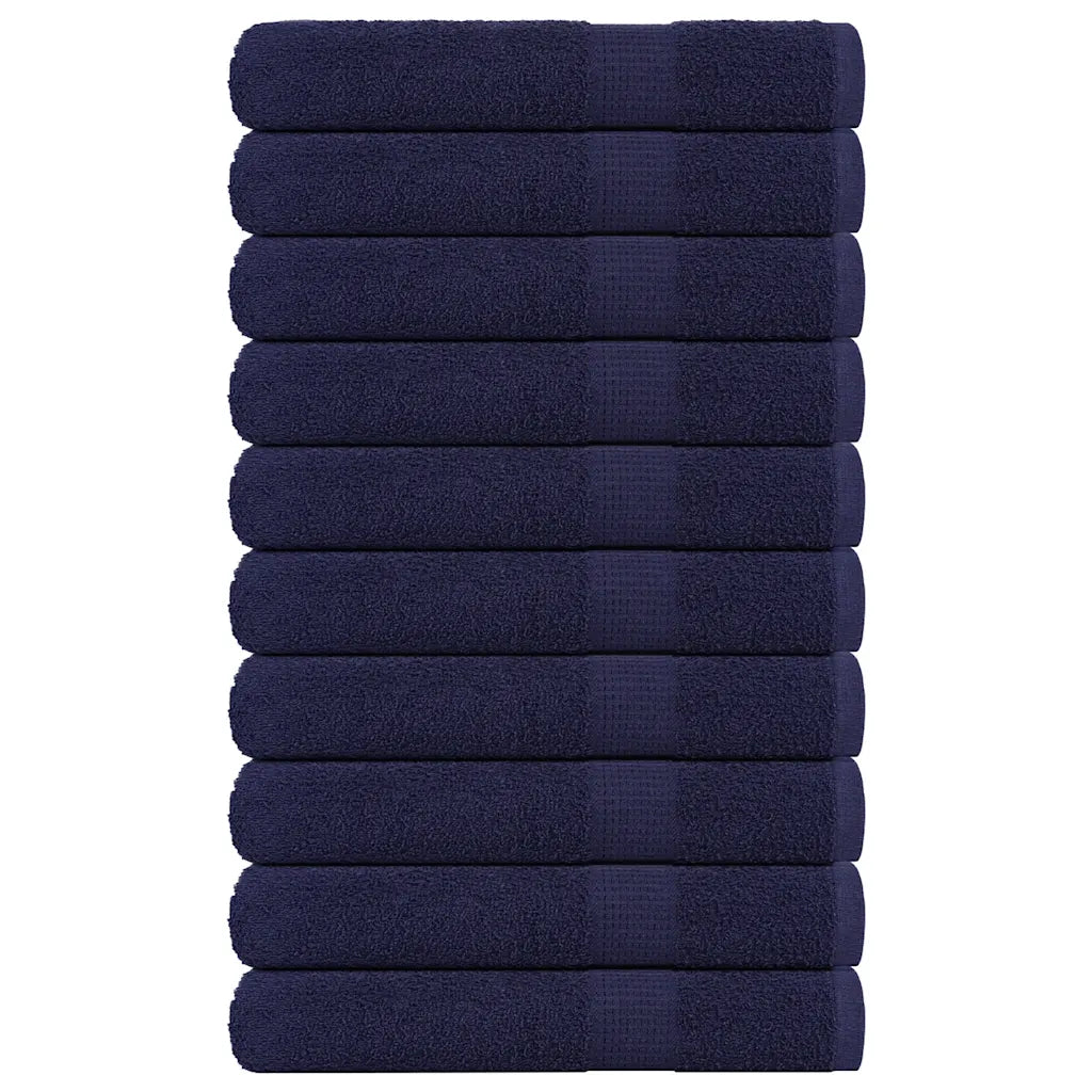 Toalhas FROGN 10 pcs 100x200 cm 360 g/m²  marinho